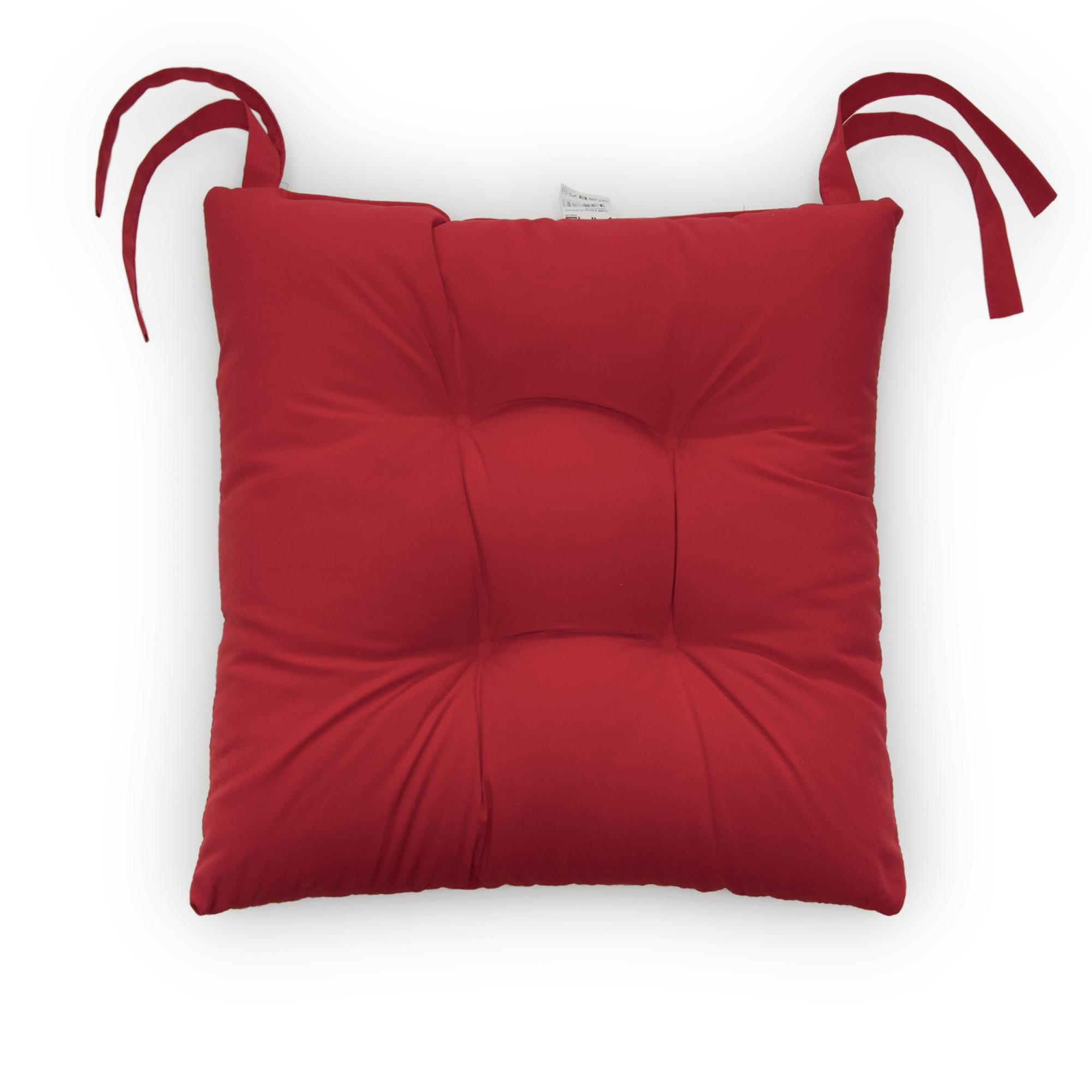 Iris Home Sandalye Minderi (Kırmızı) - 40x40 cm