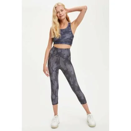 Yüksek Bel Crop Boy Sporcu Taytı - DeFacto 1498000