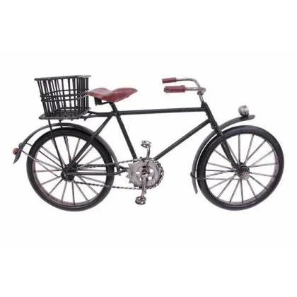 Mnk Home 1510E-5343 Dekoratif Metal Bisiklet Sepetli