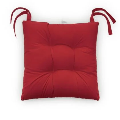 Iris Home Sandalye Minderi (Kırmızı) - 40X40 Cm